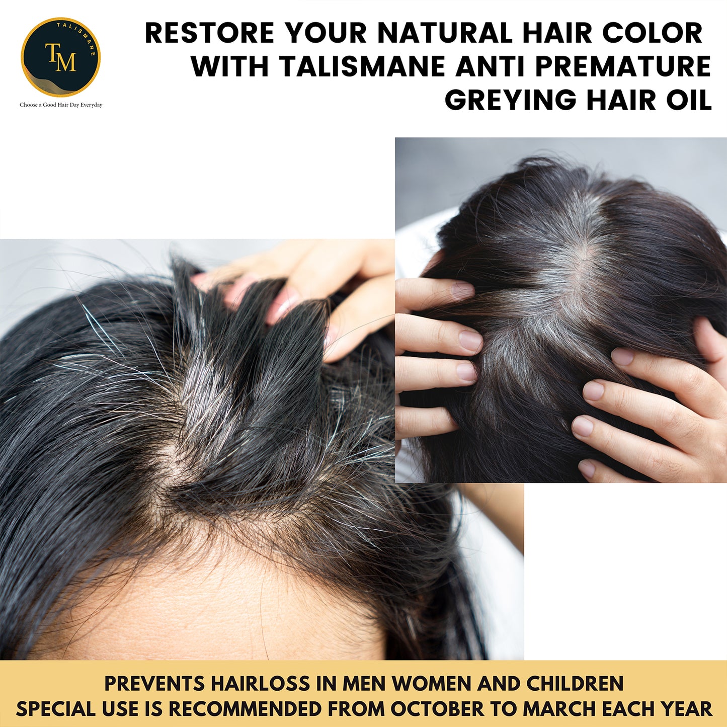 PREMATURE GREYING FIGHTER HAIR OIL (120 ML)